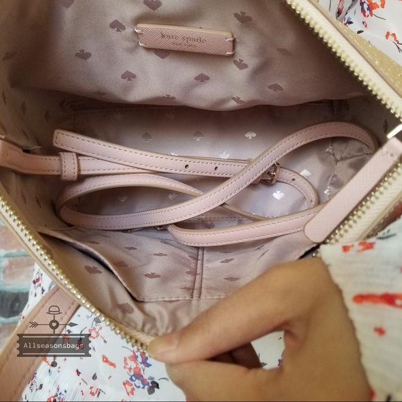 Kate spade SMALL Joeley Satchel crossbody gold BAG - Picture 6 of 8